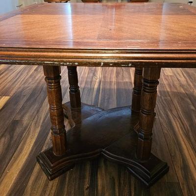Square Wood Dining Room Table
