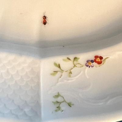 Antique Furstenberg German Porcelain Plate