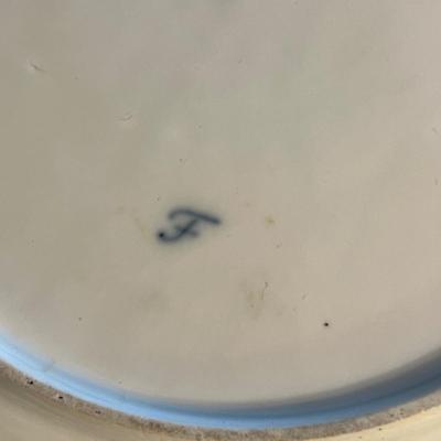 Antique Furstenberg German Porcelain Plate