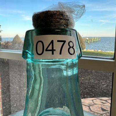 c. 1925 Large Whitall Tatum & Co. Medical Glass Bottle