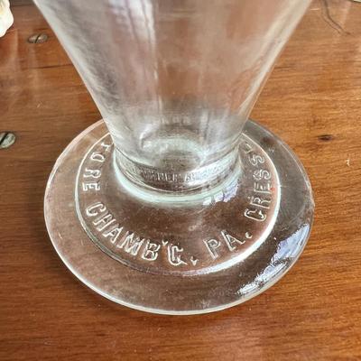 Antique Medical Glass Lot + Ernst Bohne Sohne Skull Matchstick Holder
