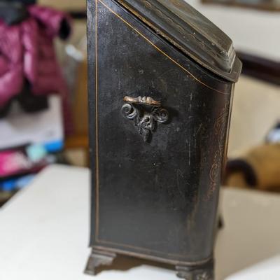 Antique Scuttle Bin