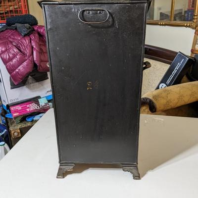 Antique Scuttle Bin