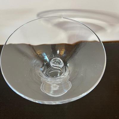 Vintage Steuben Crystal Thumbprint Bowl Series by George Thompson