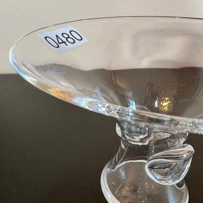 Vintage Steuben Crystal Thumbprint Bowl Series by George Thompson