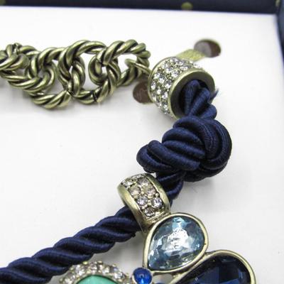 Mythologie Necklace new condition in box Rhinestone & beads