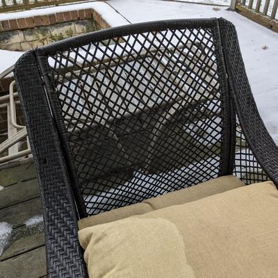 4 Patio Wicker Bistro Rocking Glider Chairs