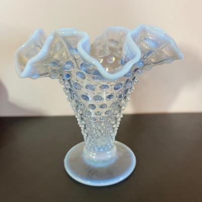 Vintage Colored Glass Lot - Vaseline, Hobnail, Crystal