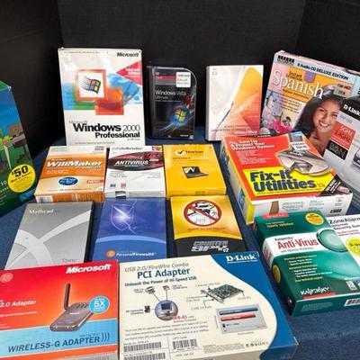 Lot 842 variety of computer software