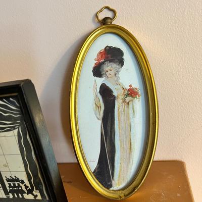 Lot of 5 Vintage Framed Art