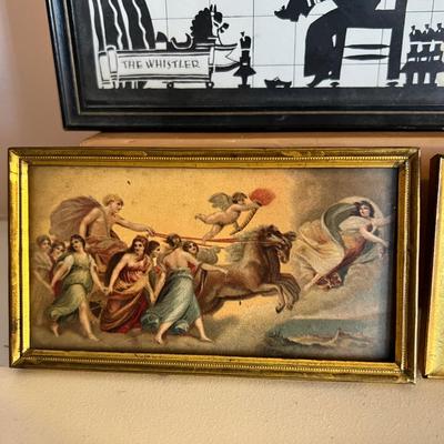 Lot of 5 Vintage Framed Art
