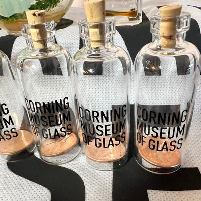 Collectible Glass Bottle Lot - Chanel, Corning Museum, Abietsan