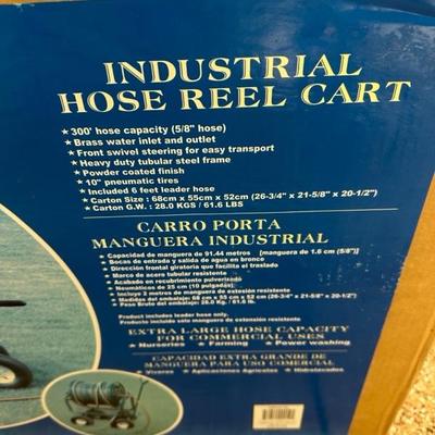 Lot 822 industrial hose reel cart