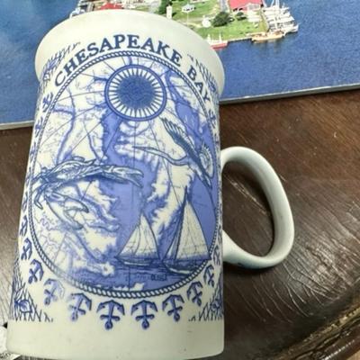 Chesapeake mug and book