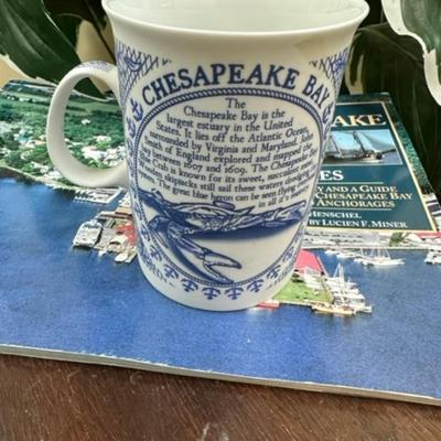 Chesapeake mug and book