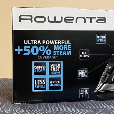 ROWENTA ~ Pro Master X-Cel Iron With Ironing Board