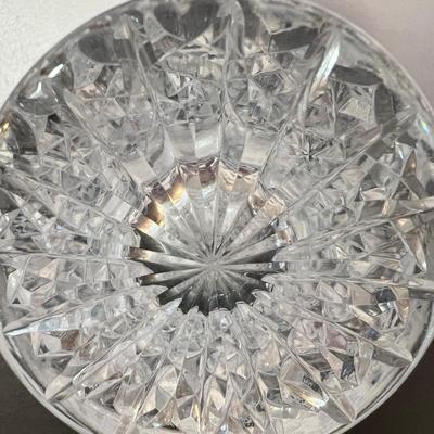 2 Vintage Signed Cut Crystal Vases
