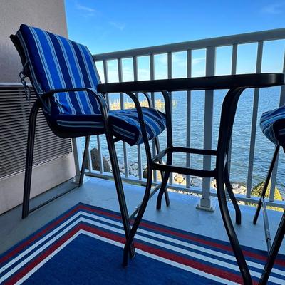 Outdoor High Top Patio Set - Table and 2 Chairs