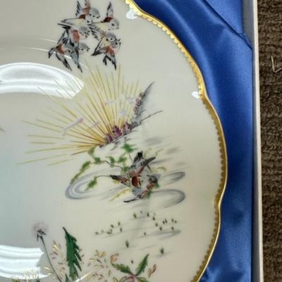 set of 4 Haviland Limoges Plates Theatre des Saisons