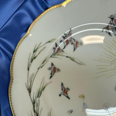 set of 4 Haviland Limoges Plates Theatre des Saisons