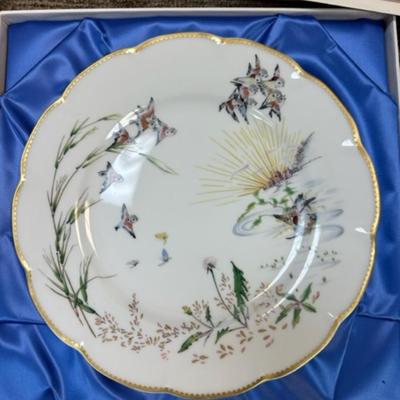 set of 4 Haviland Limoges Plates Theatre des Saisons