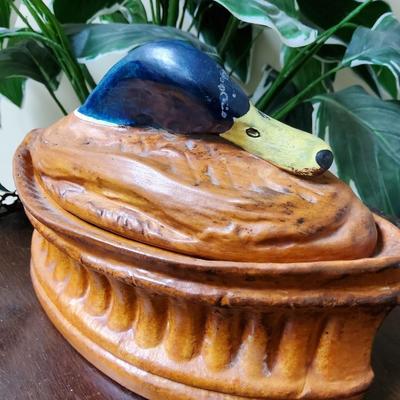 Vintage Pillivuyt French porcelain Duck