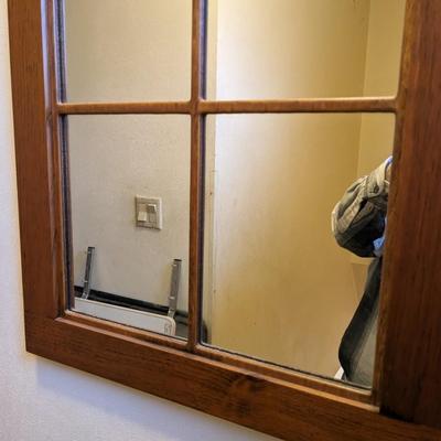 Nice Window Pane Mirror