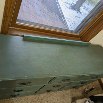 Nice Teal Pine Dresser