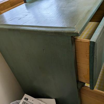 Nice Teal Pine Dresser