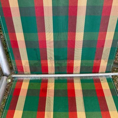 Four (4) Vintage Folding Lawn Chairs