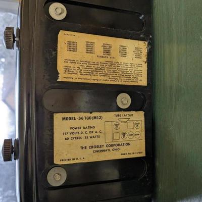 Rare Vintage Crosley Radio 56TGO (M12)