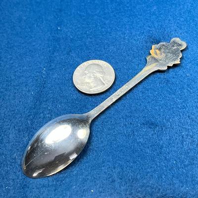 EPNS ENAMELED "IRELAND" SPOON, NICE DETAIL