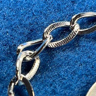 1/20 12K TEXTURED LINKS CHAIN BRACELET