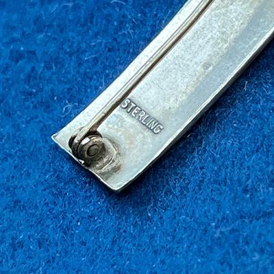 STERLING MILITARY OFFICER RANK SINGLE BAR PIN