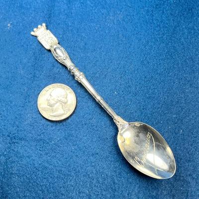 LIKELY BRITTANIA SILVER "BORDEAUX" SOUVENIR SPOON