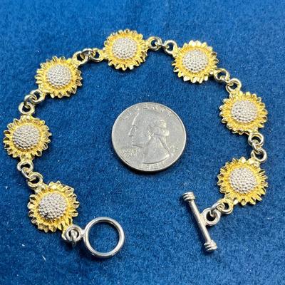 925 MEXICO SUNFLOWER BRACELET