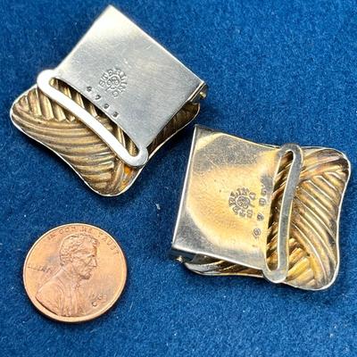 HANDSOME STERLING PAIR OF BUCKLES