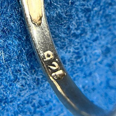 STERLING 2 CATS RING