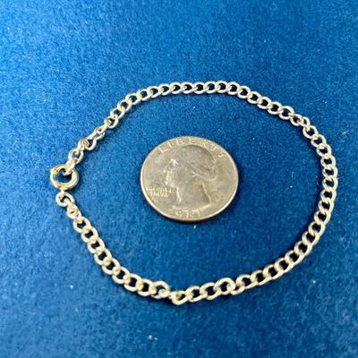 STERLING CHAIN BRACELET