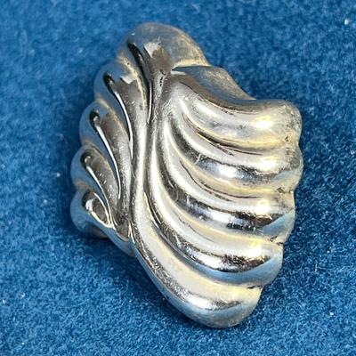 STERLING SWIRLED EARRINGS