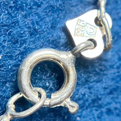 DELICATE STERLING 2-HEART NECKLACE