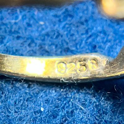 PAIR OF STERLING COIL RINGS
