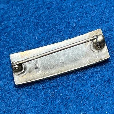 MILITARY RANK BAR PIN STERLING