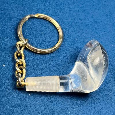 LUCITE GOLF CLUB KEY CHAIN