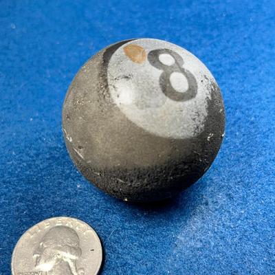 HARD RUBBER EIGHT BALL