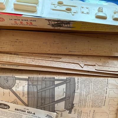 Four (4) Vintage Model Planes