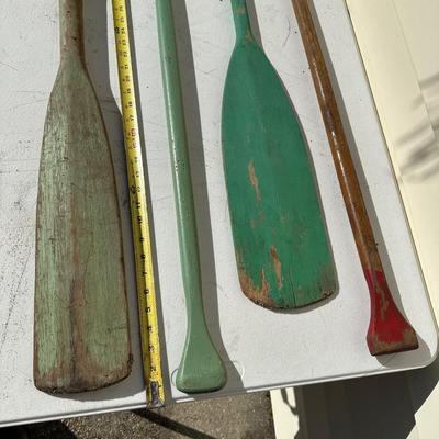 Wooden Boat Paddles