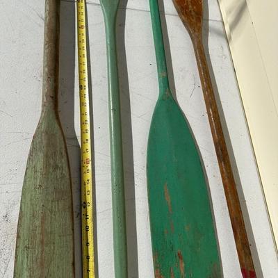 Wooden Boat Paddles
