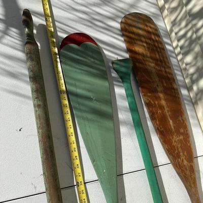 Wooden Boat Paddles