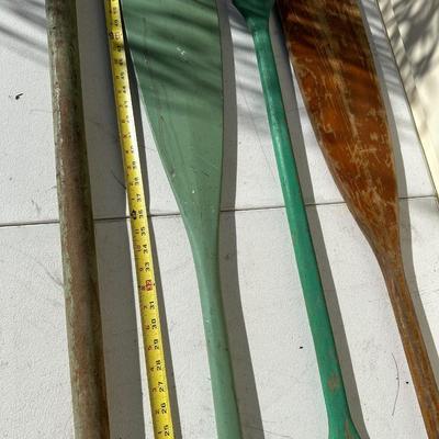 Wooden Boat Paddles